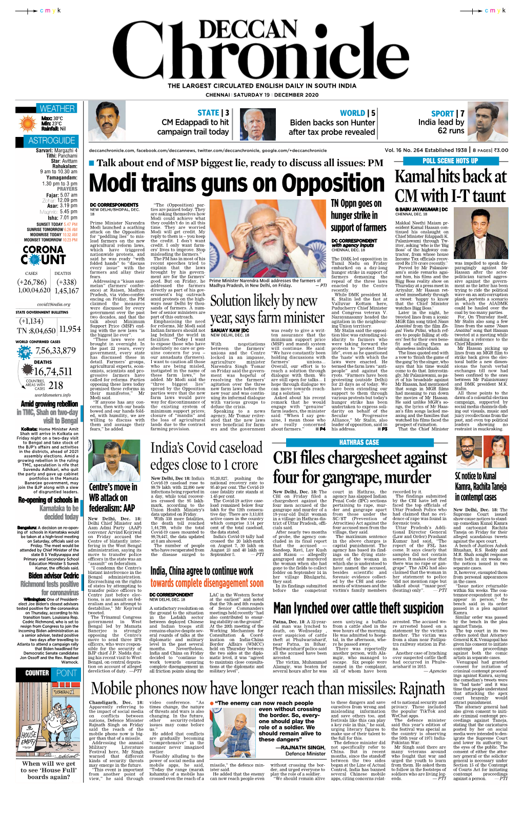 Modi Trains Guns on Opposition