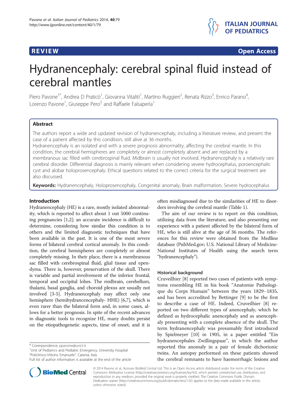 Hydranencephaly