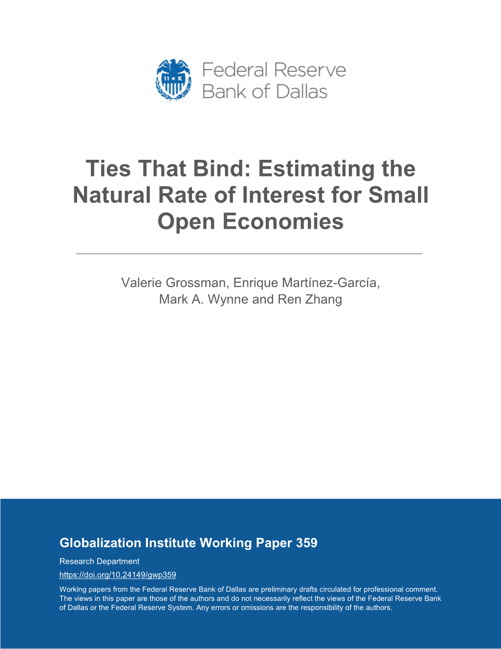 Estimating the Natural Rate of Interest for Small Open Economies