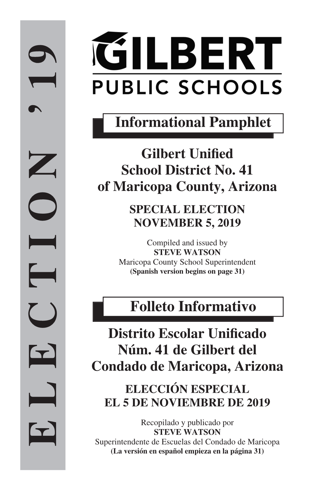 1 9 Gilbert Unified School District No. 41 of Maricopa County, Arizona