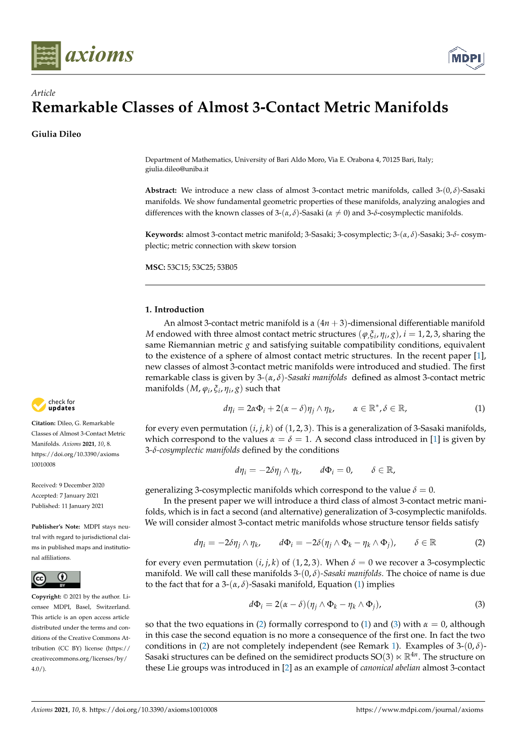 Remarkable Classes of Almost 3-Contact Metric Manifolds