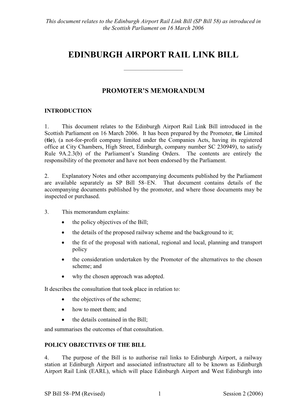 Promoter's Memorandum (1047KB Pdf)