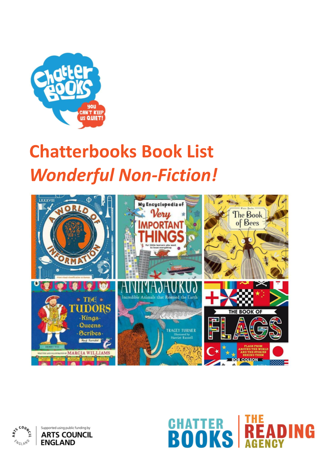 Chatterbooks Book List Wonderful Non-Fiction!