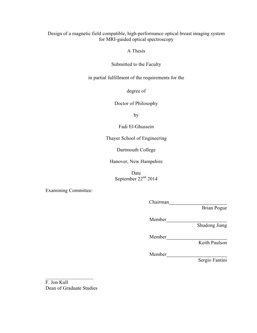 Design of a Magnetic Field Compatible, High-Performance Optical Breast Imaging System for MRI-Guided Optical Spectroscopy