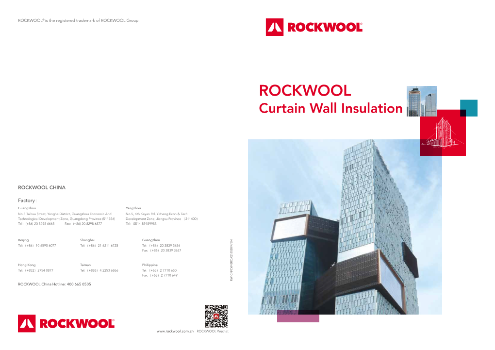 ROCKWOOL Curtain Wall Insulation 202002