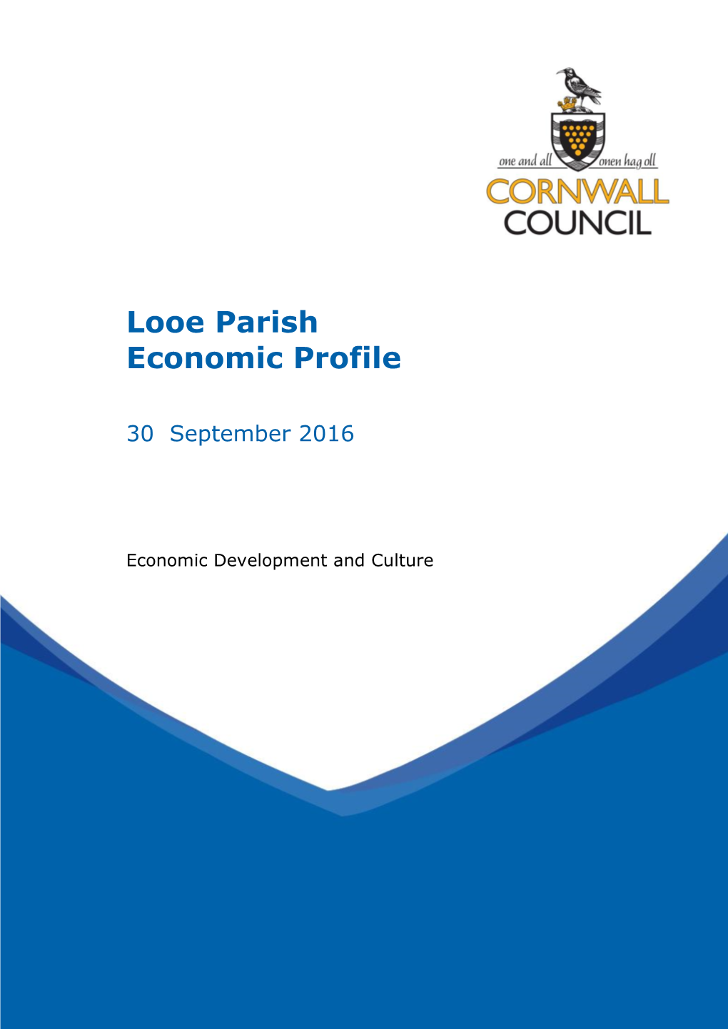 Looe Parish Economic Profile