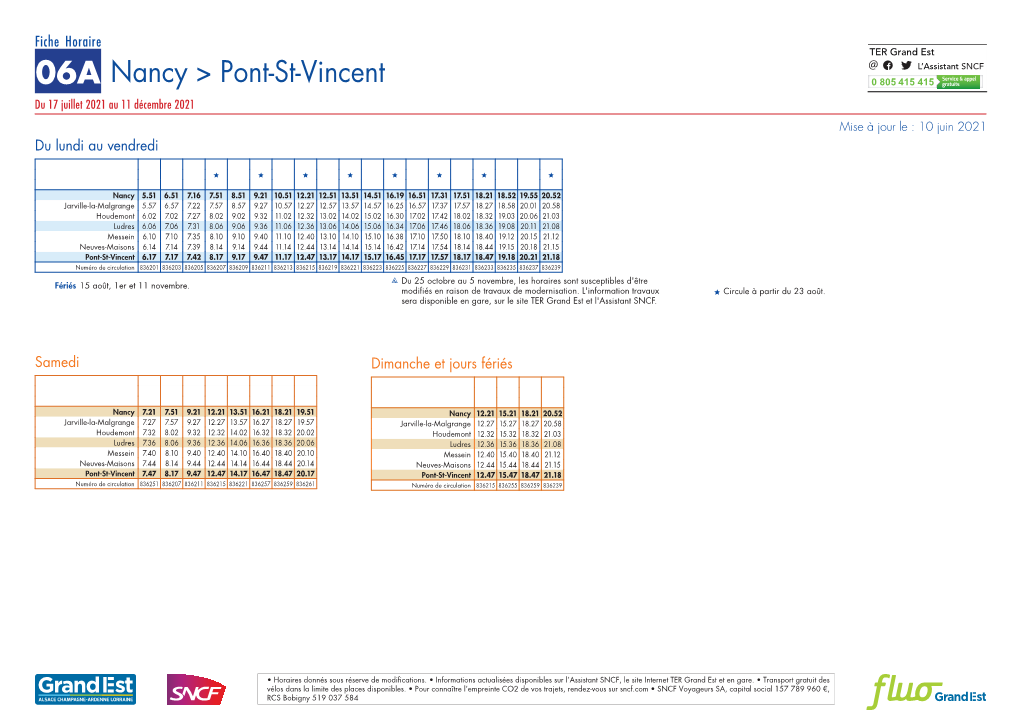 Nancy > Pont-St-Vincent