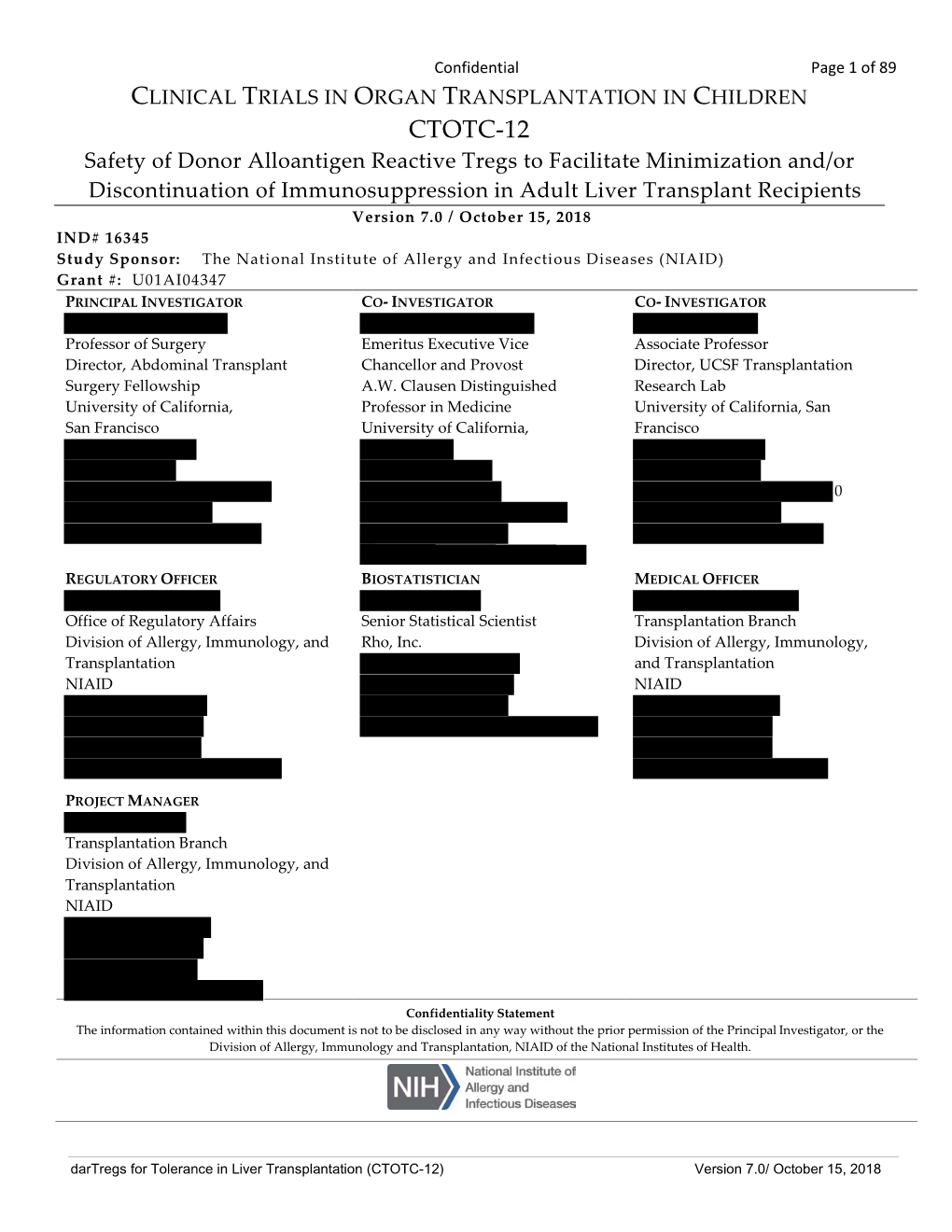 Clinical Trials in Organ Transplantation in Children Ctotc-12