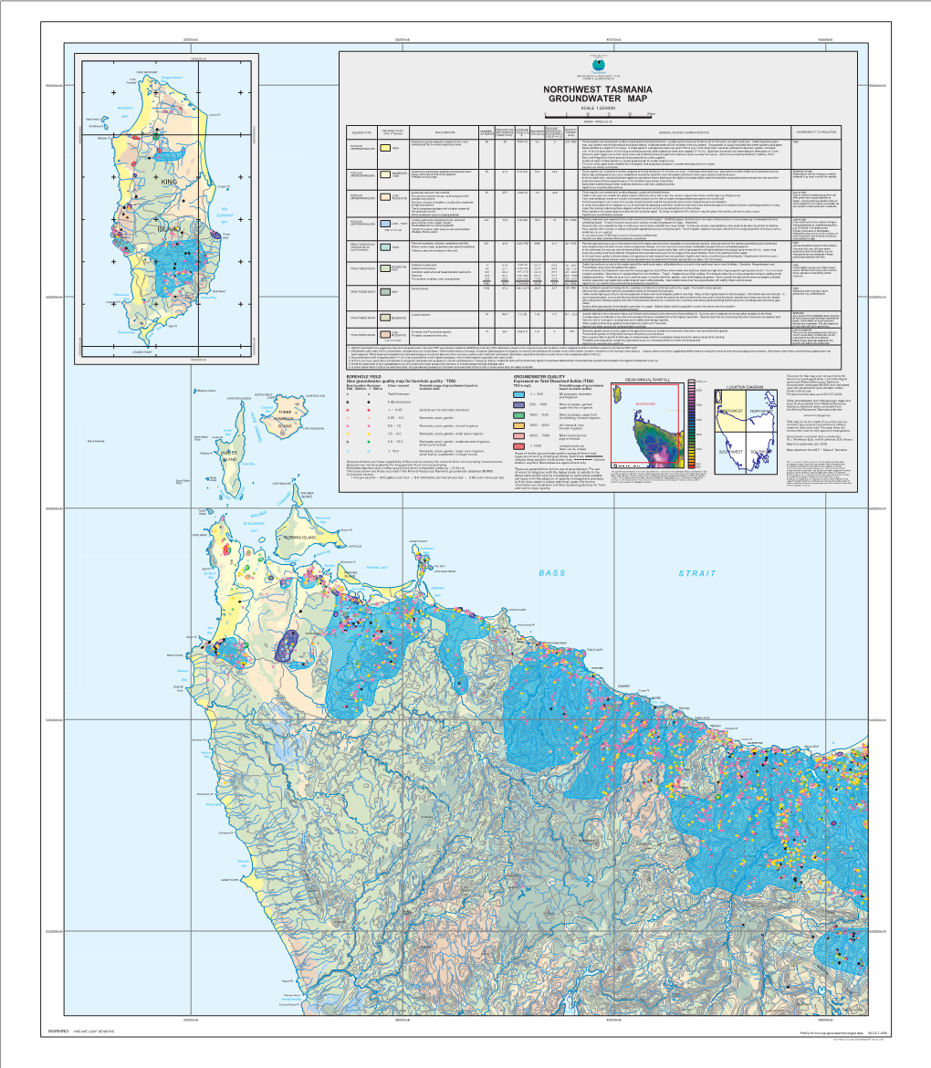 Northwest Tasmania Groundwater