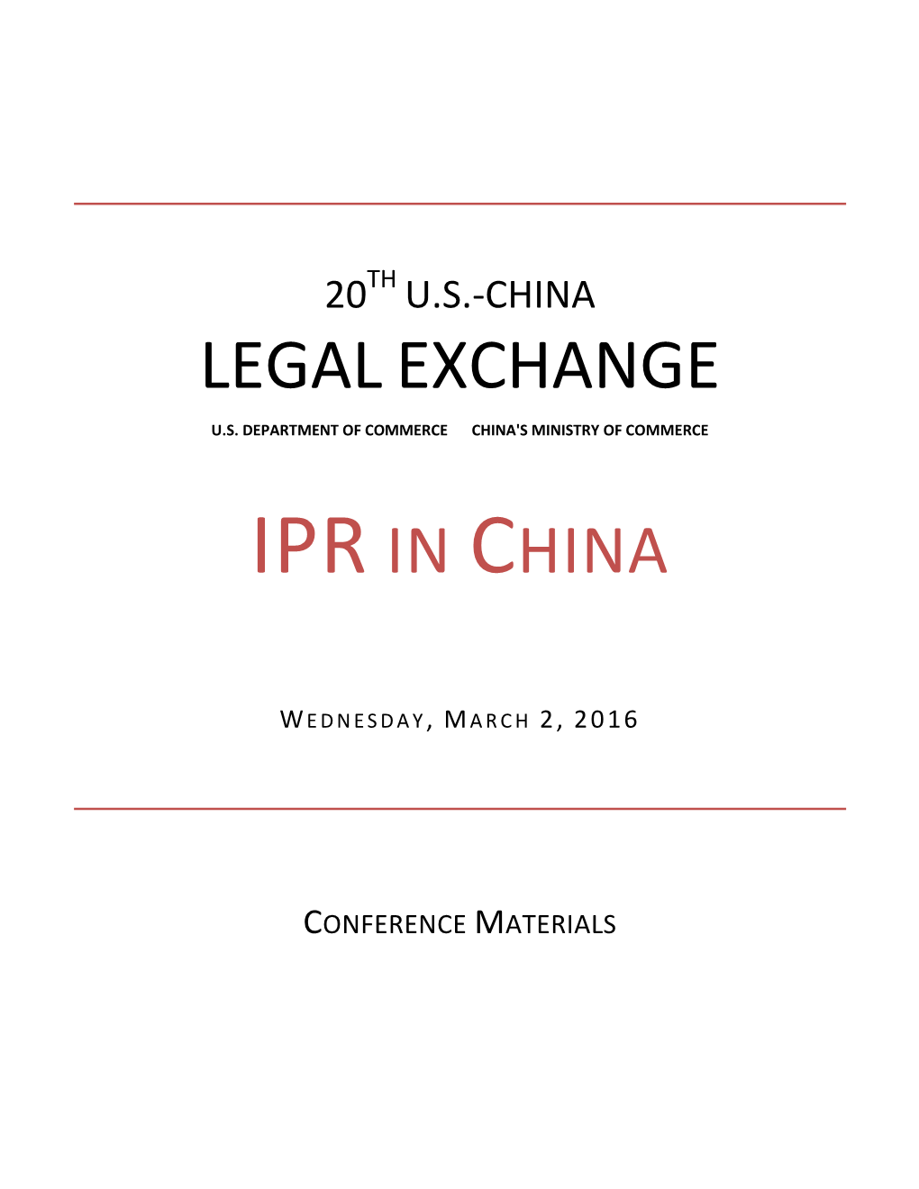 Ipr in China
