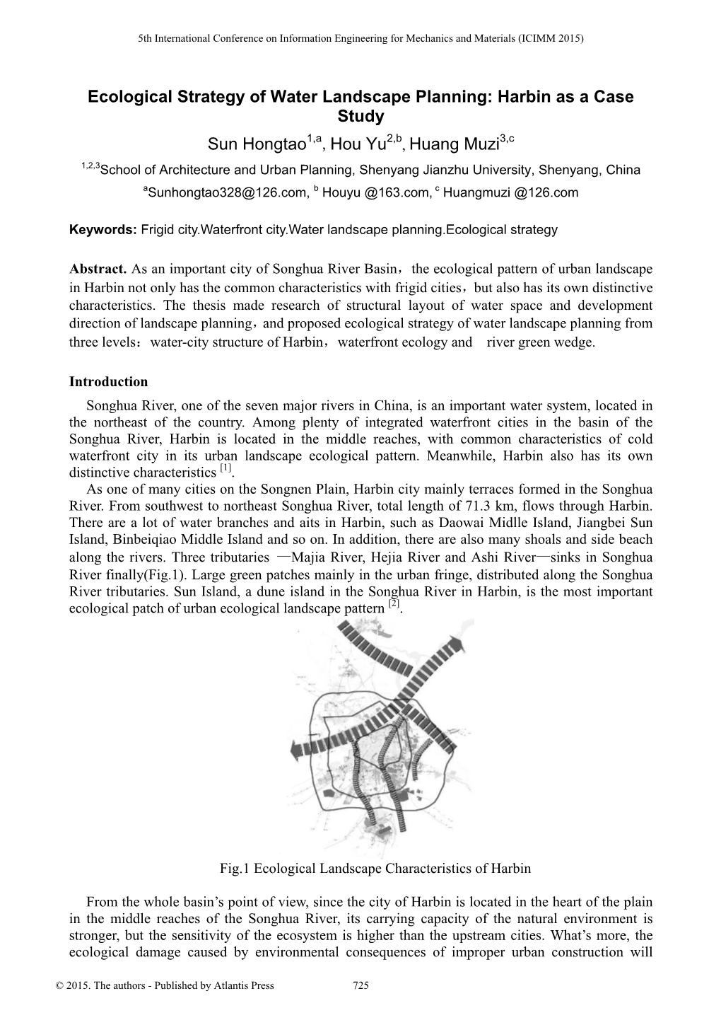 Ecological Strategy of Water Landscape Planning