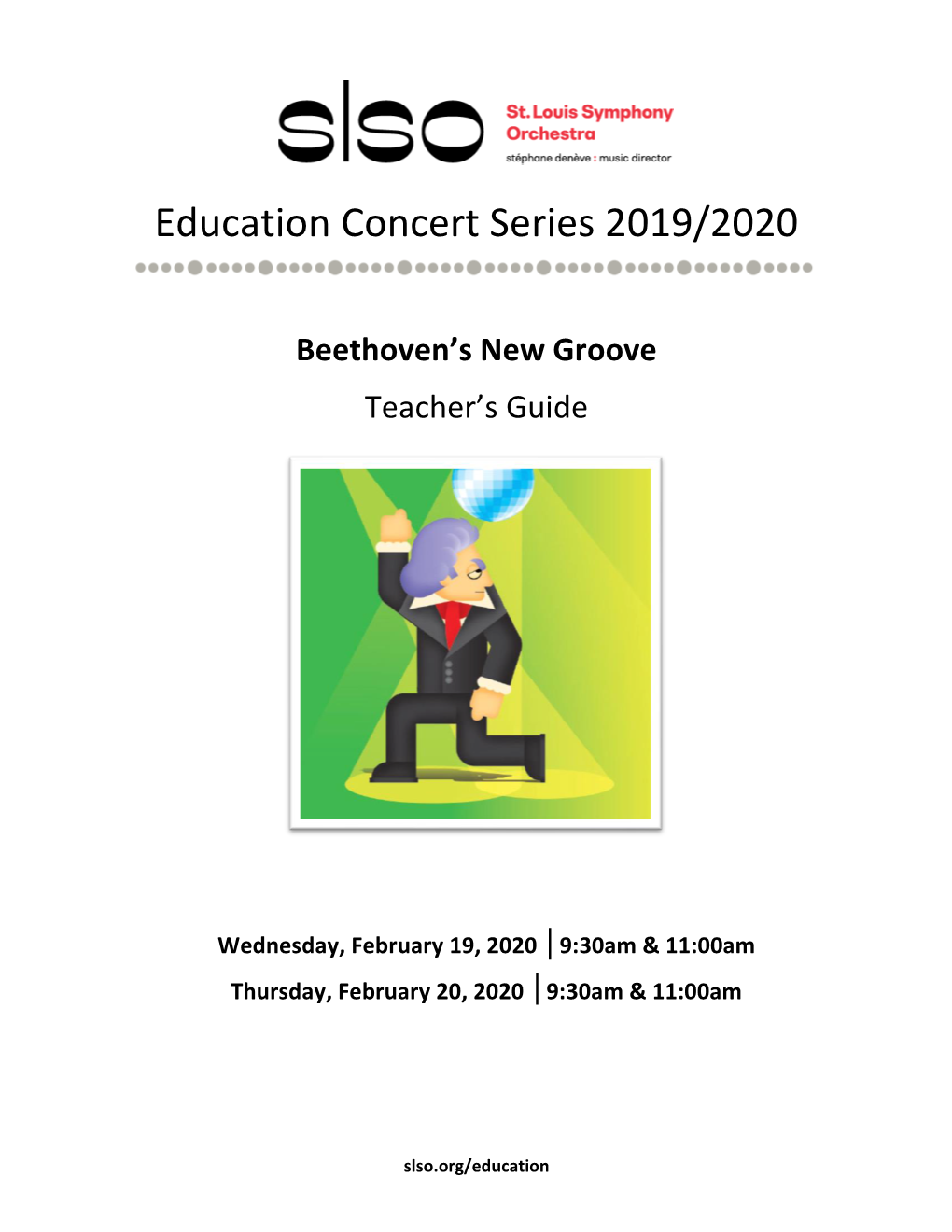 Education Concert Series 2019/2020