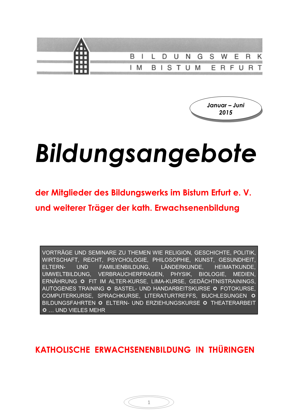 Bildungsangebote