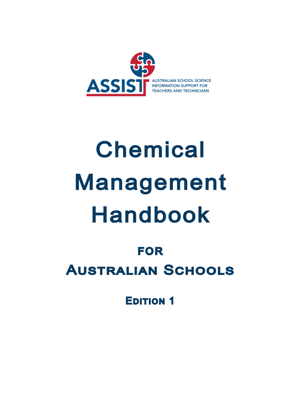 Chemical Management Handbook for Australian Schools