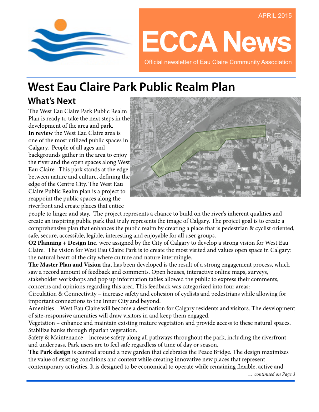 ECCA News Official Newsletter of Eau Claire Community Association