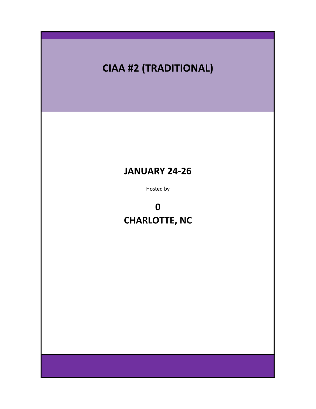 Ciaa #2 (Traditional)