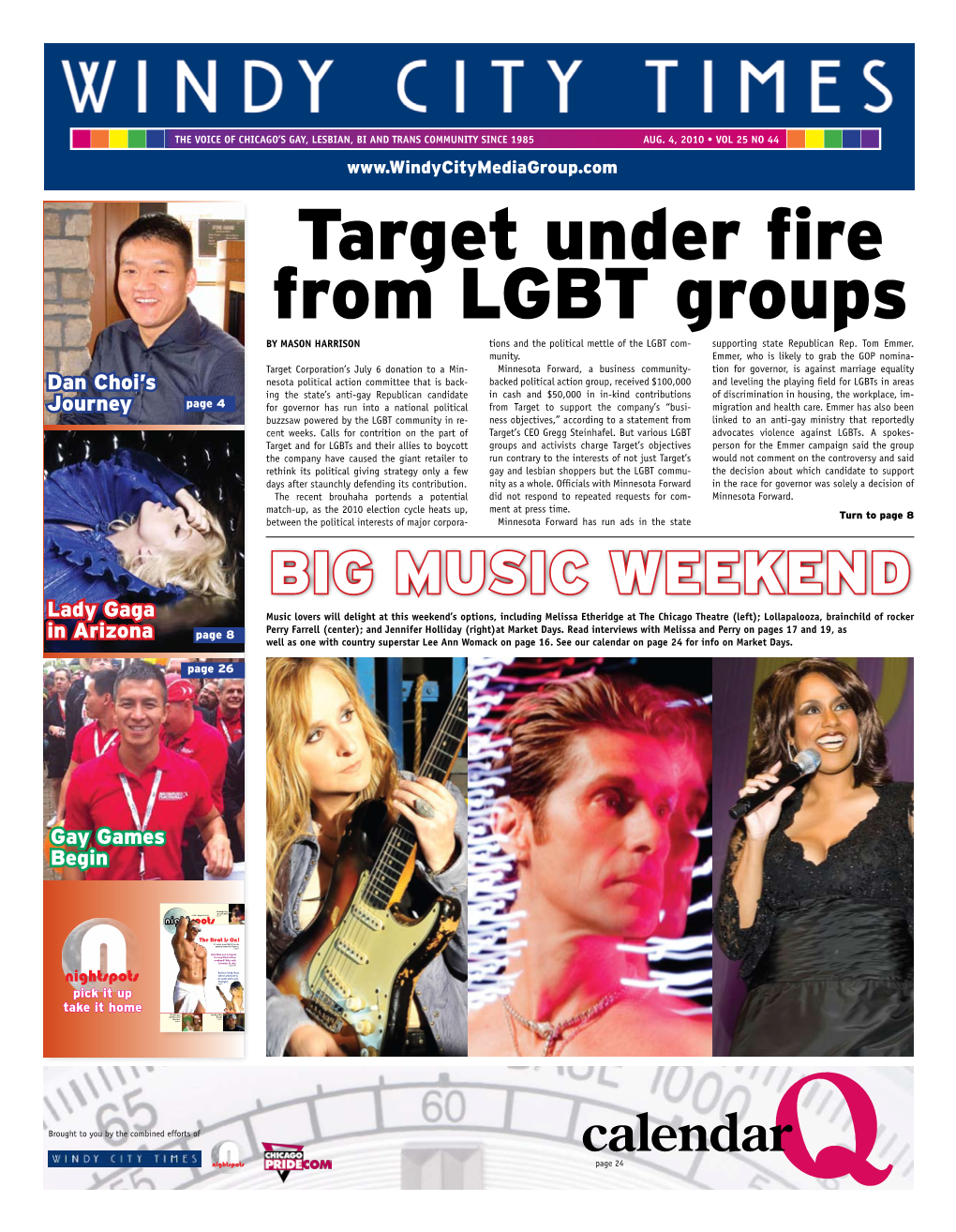 Target Under Fire from LGBT Groups by MASON HARRISON Tions and the Political Mettle of the LGBT Com- Supporting State Republican Rep
