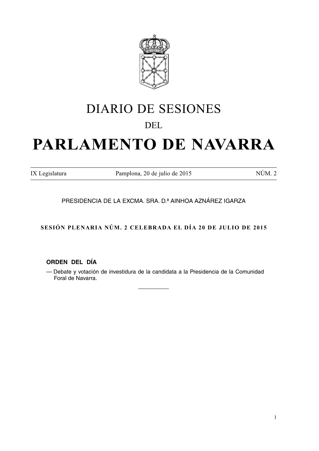 Parlamento De Navarra