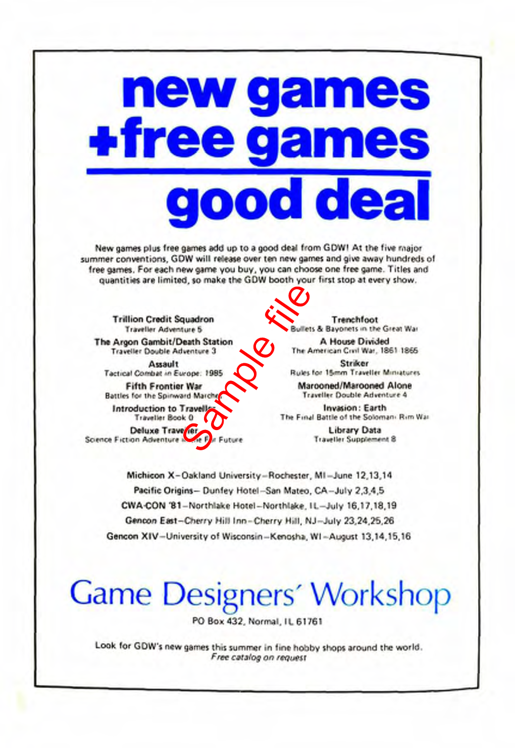 New Games +Free Games Good Deal