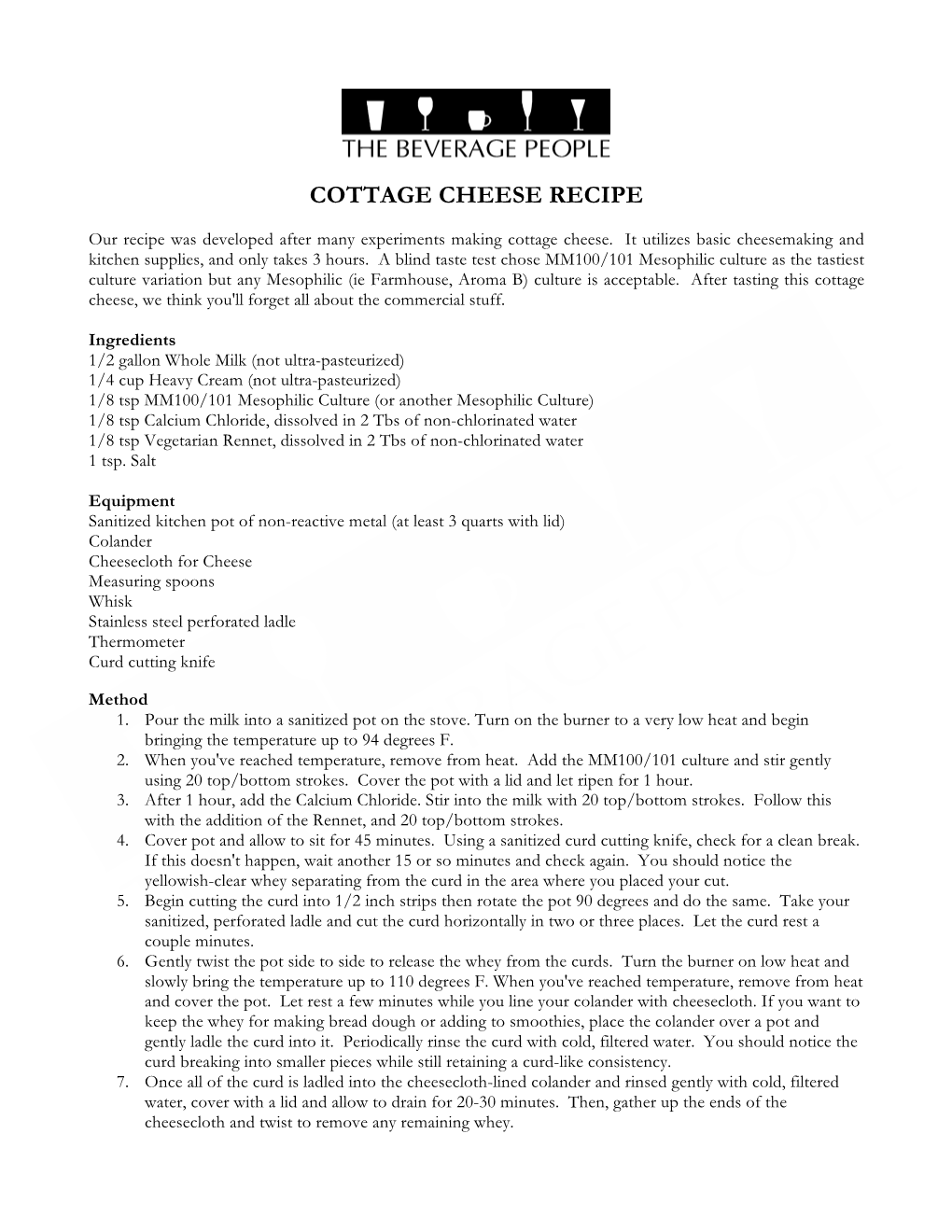 Cottage Cheese Recipe