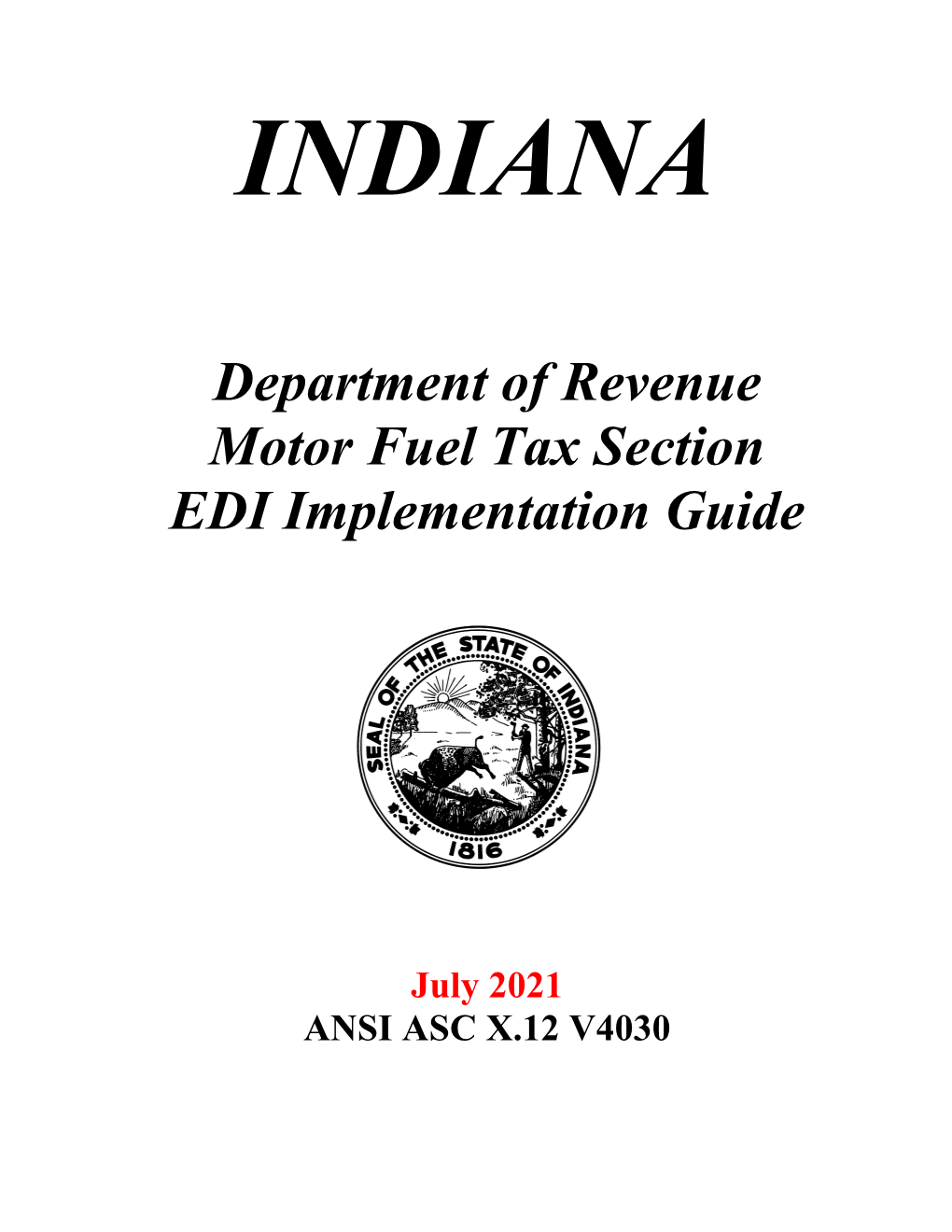 Fuel Tax EDI Implementation Guide