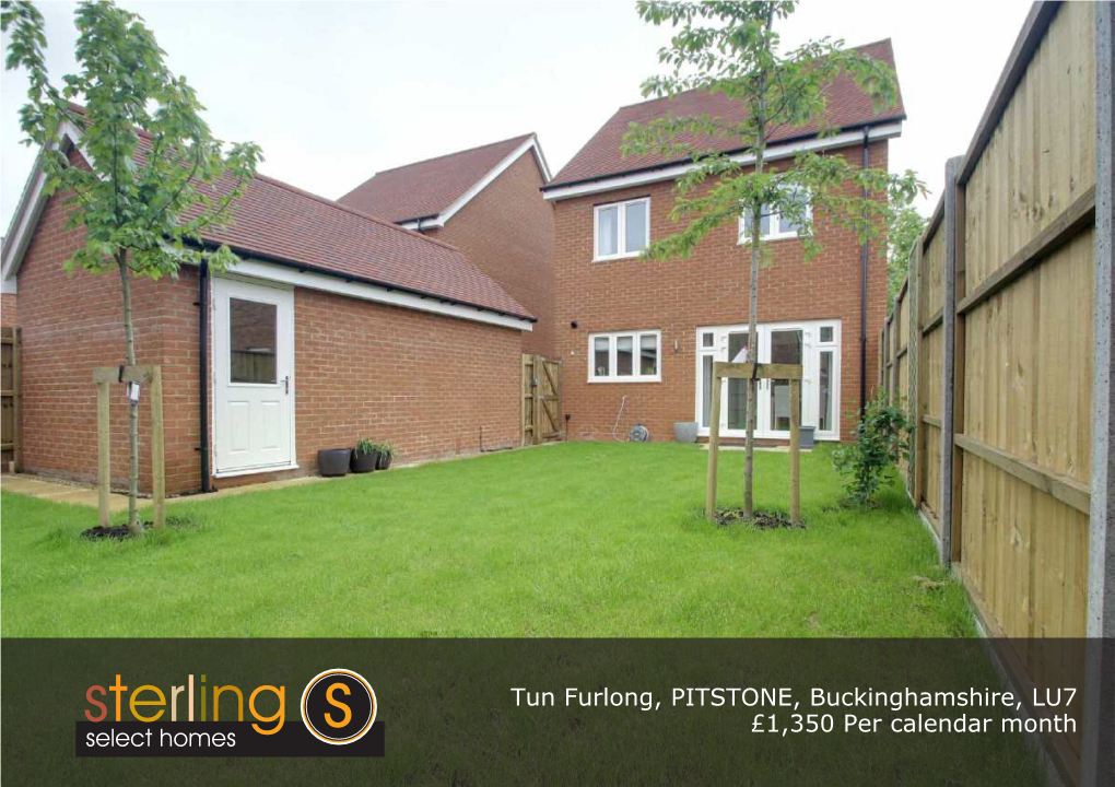 Tun Furlong, PITSTONE, Buckinghamshire, LU7 £1,350 Per