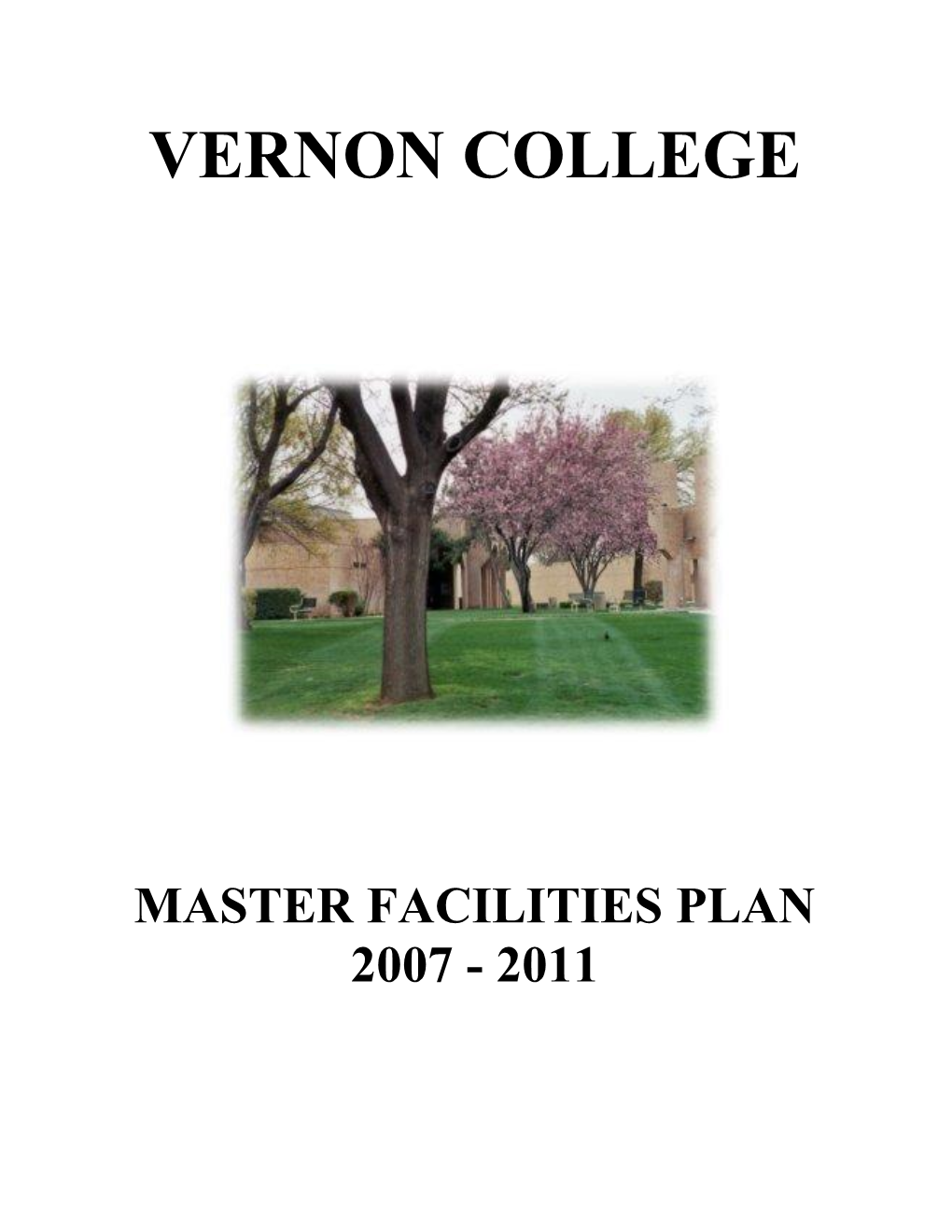 Vernon College Master Facilities Plan