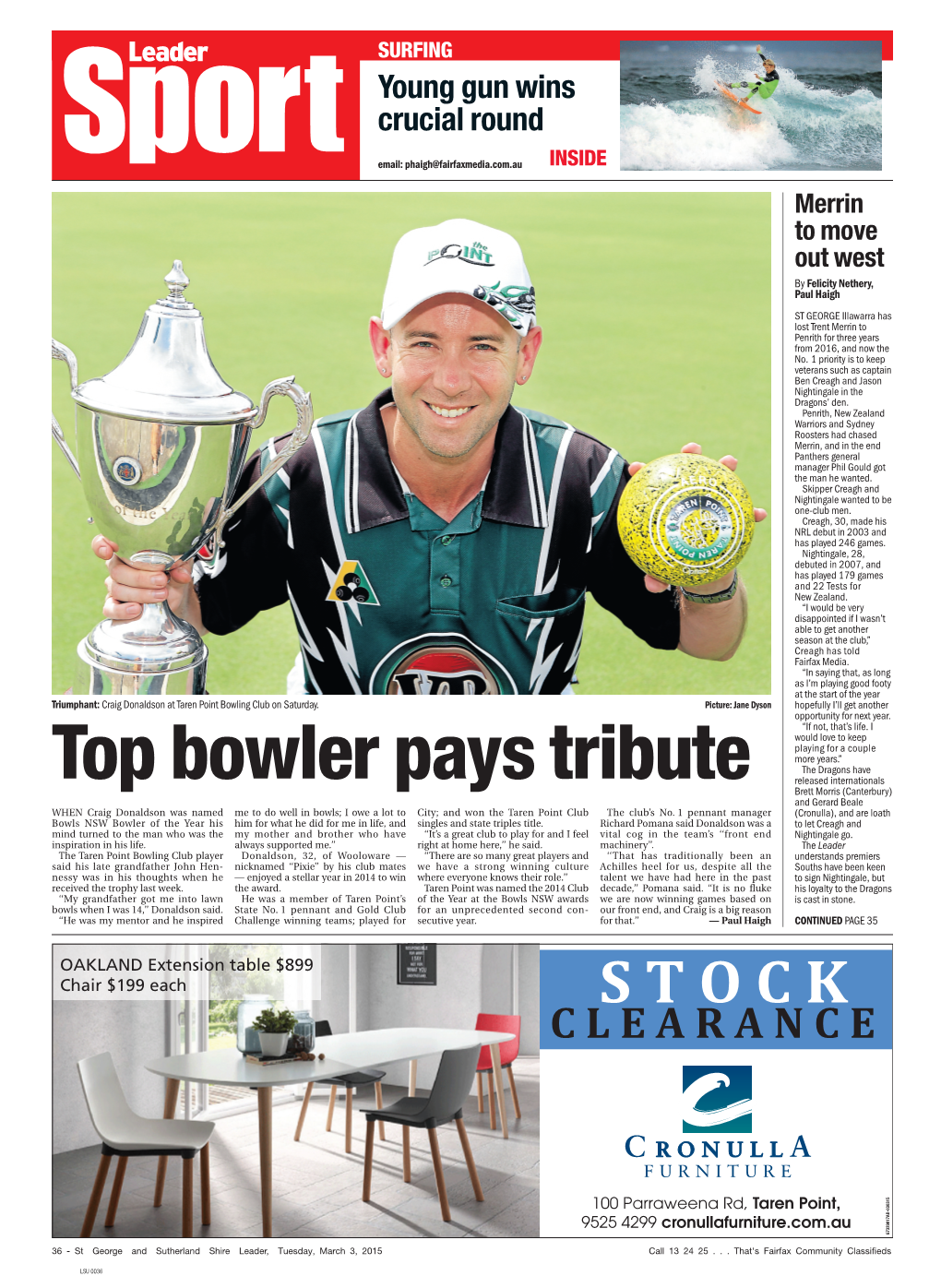 Top Bowler Pays Tribute