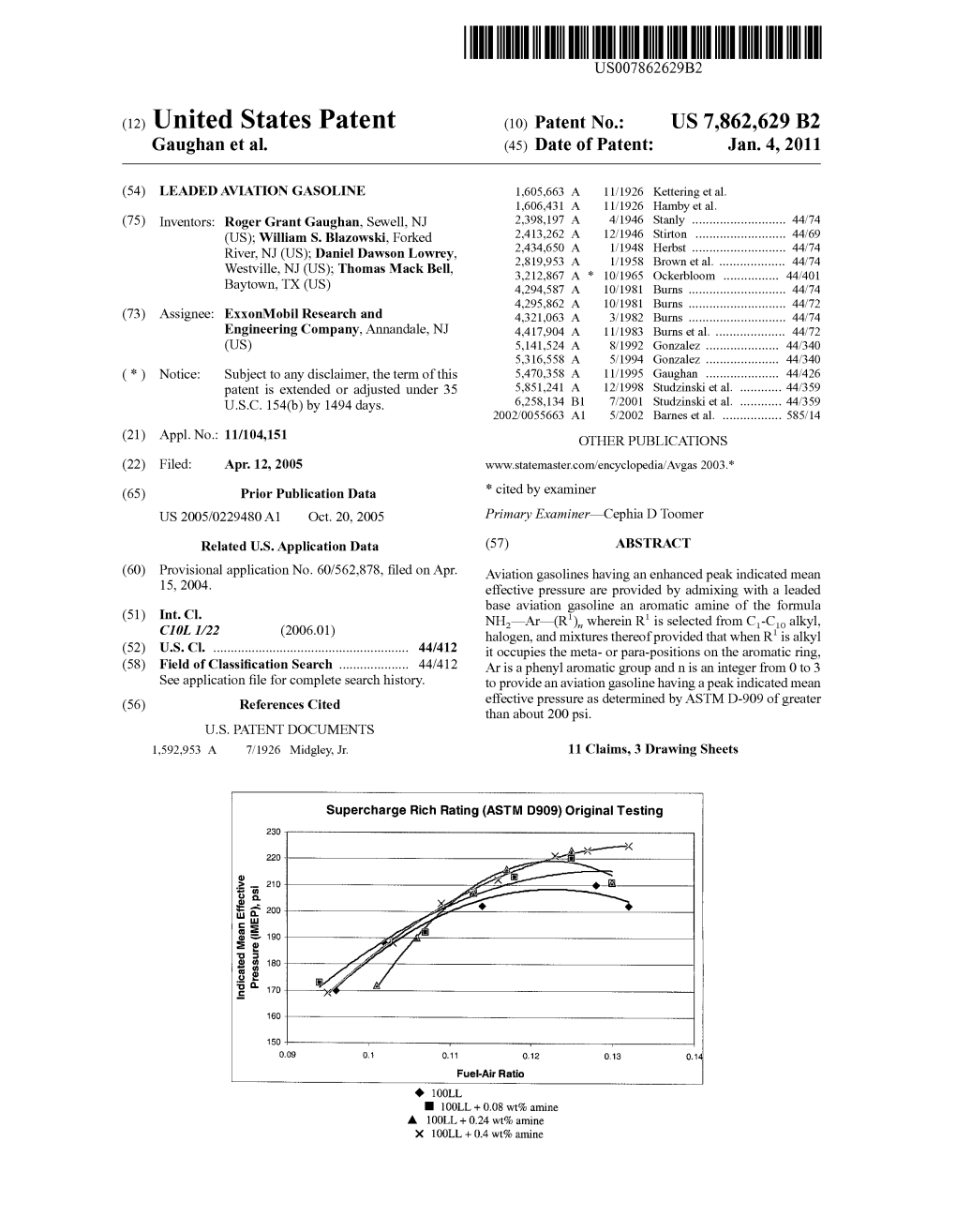 (12) United States Patent (10) Patent No.: US 7,862,629 B2 Gaughan Et Al