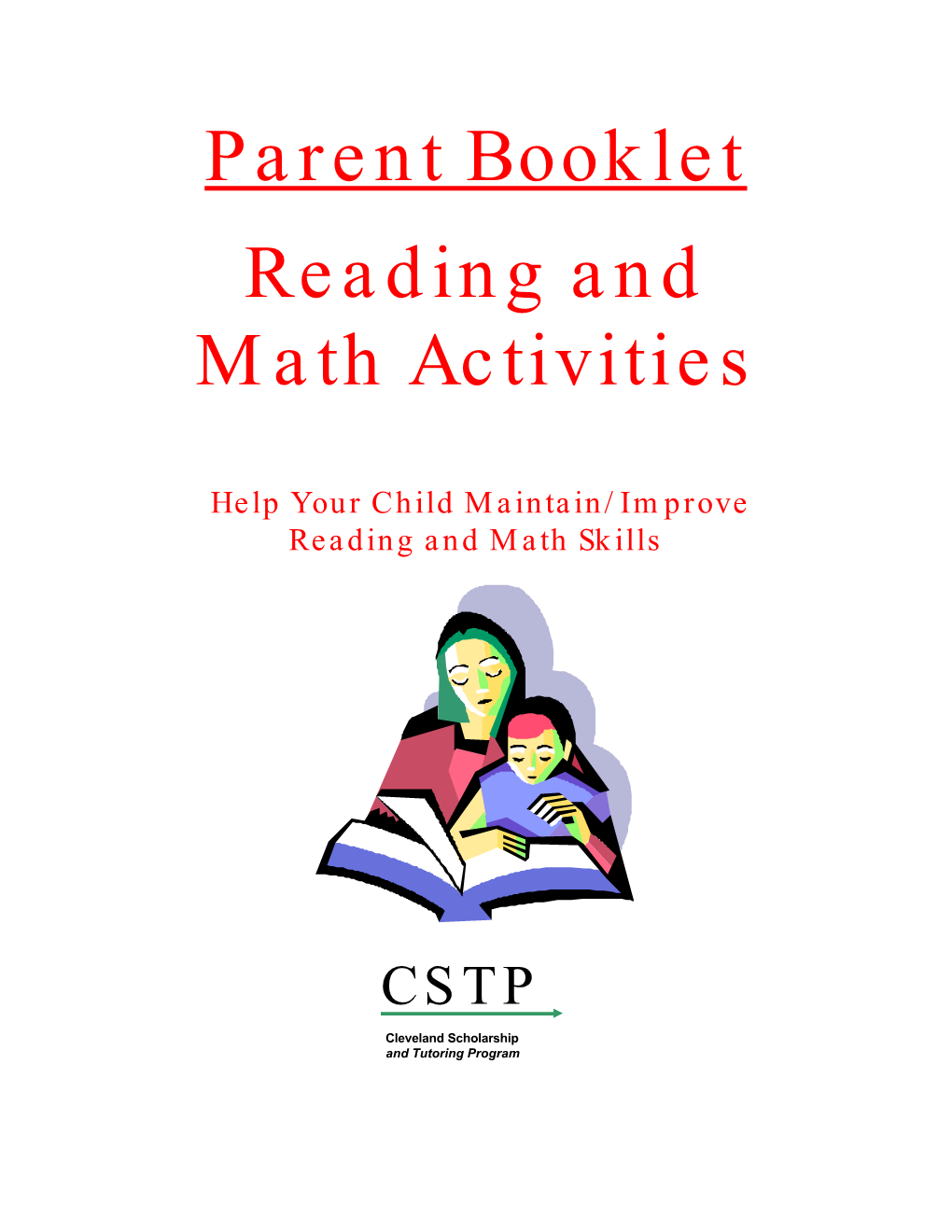 Parent Booklet Tutoring