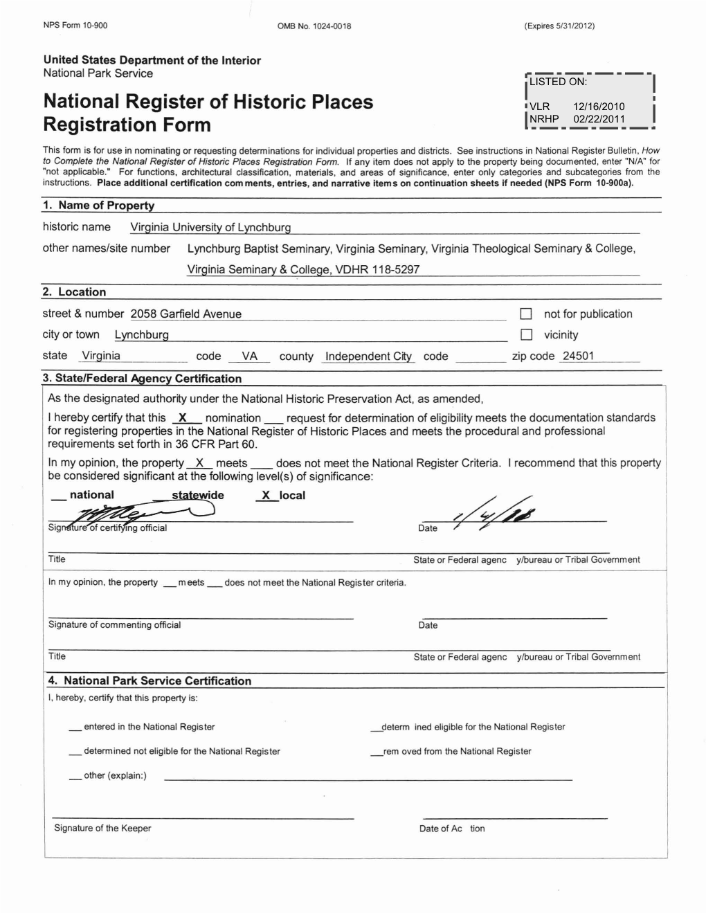 Nomination Form