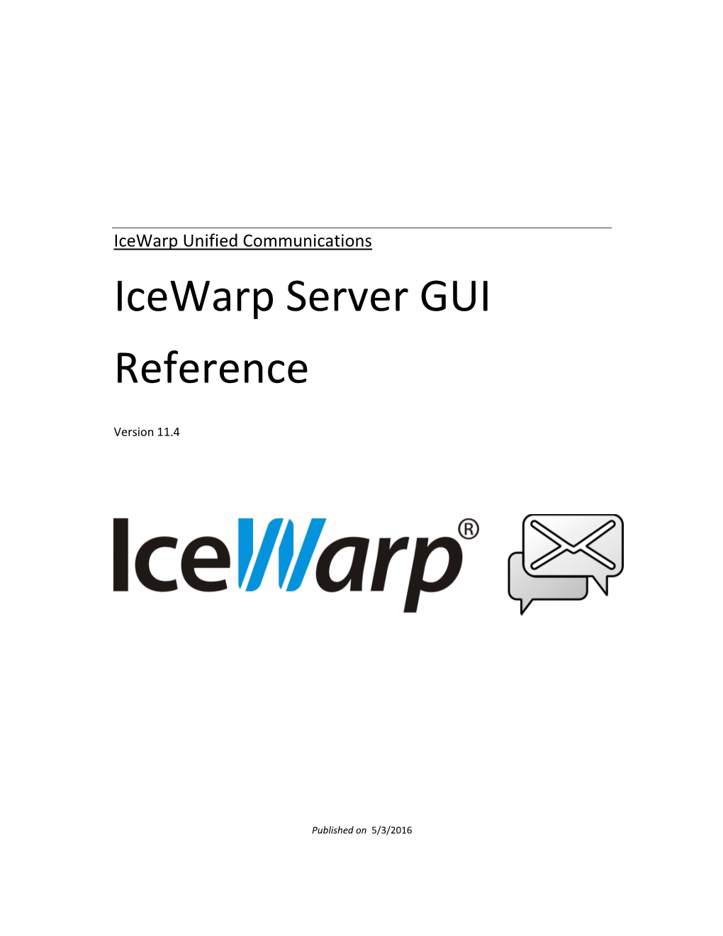 Icewarp Server GUI Reference