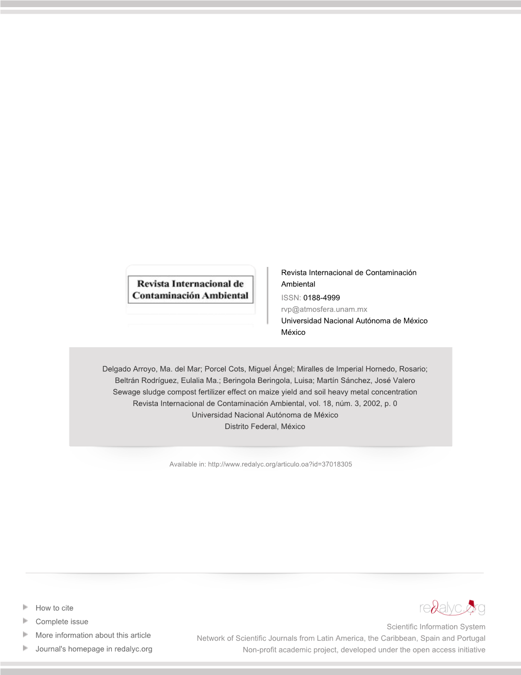 Redalyc.Sewage Sludge Compost Fertilizer Effect on Maize Yield And