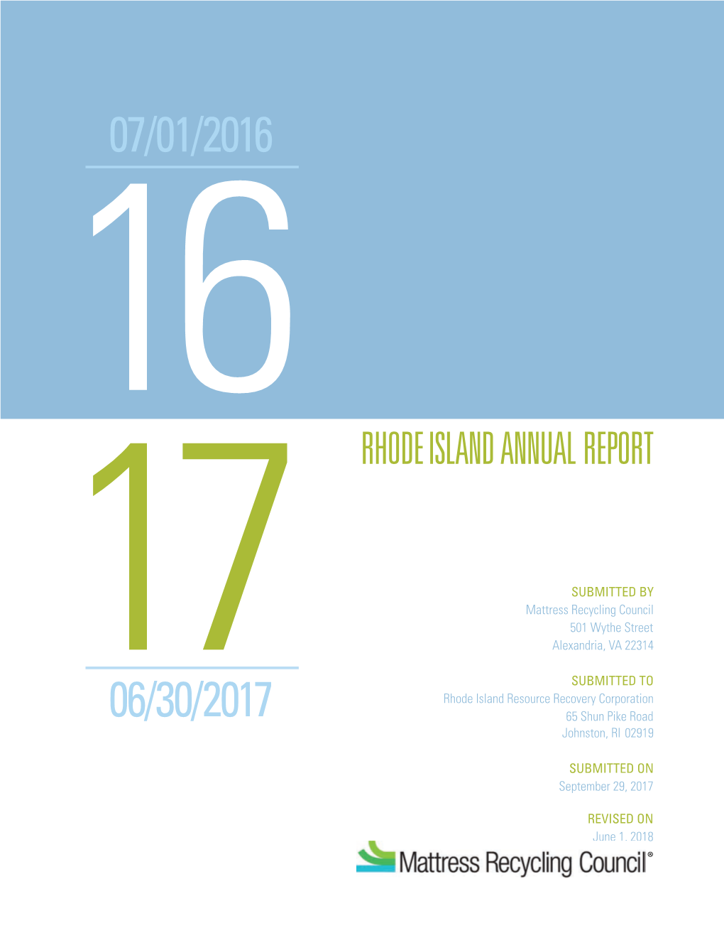 17Rhode Island Annual Report