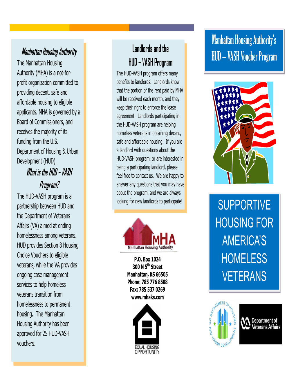 Supportive Housing for America's Homeless Veterans