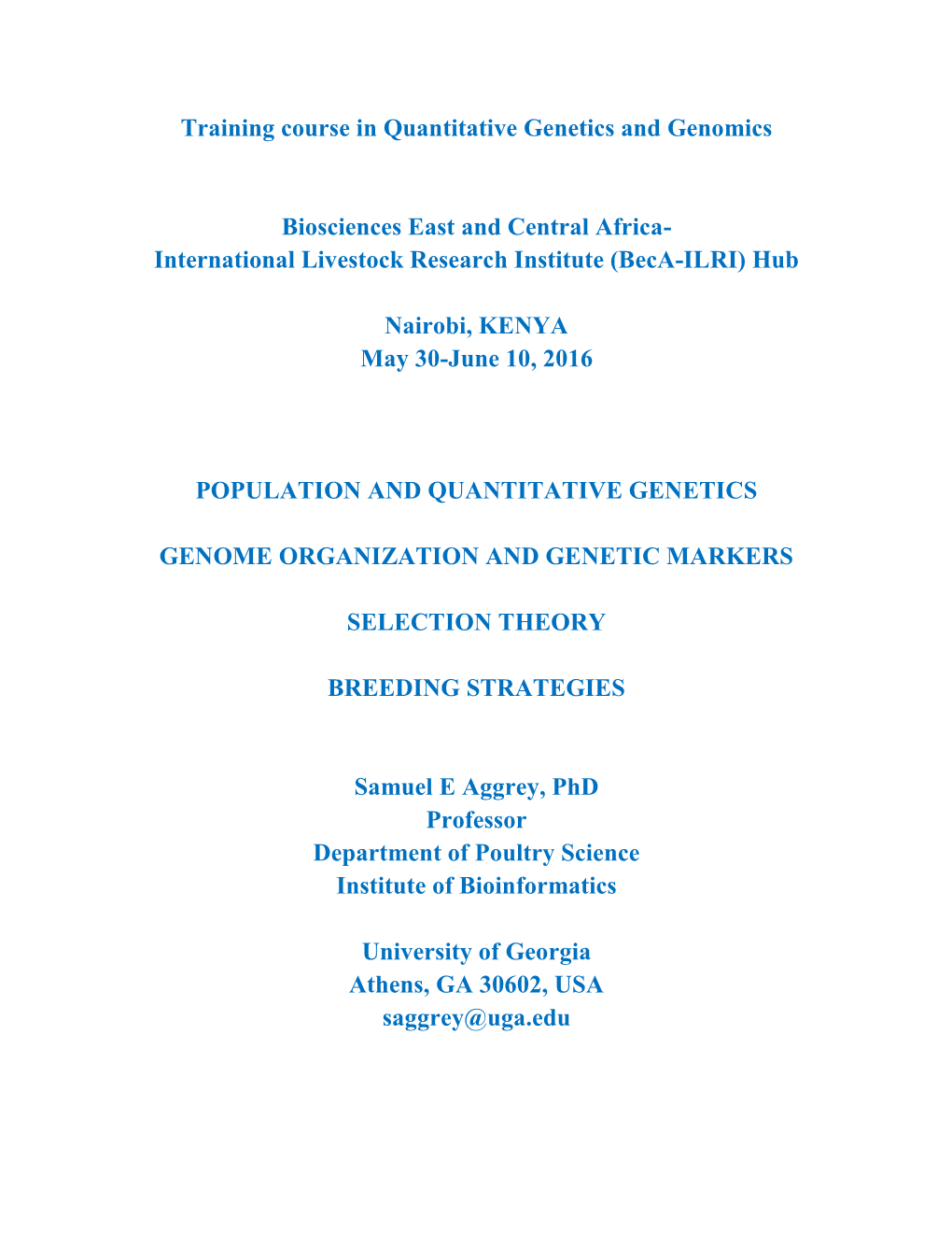 POPULATION GENETICS LECTURE NOTES-2016.Pdf