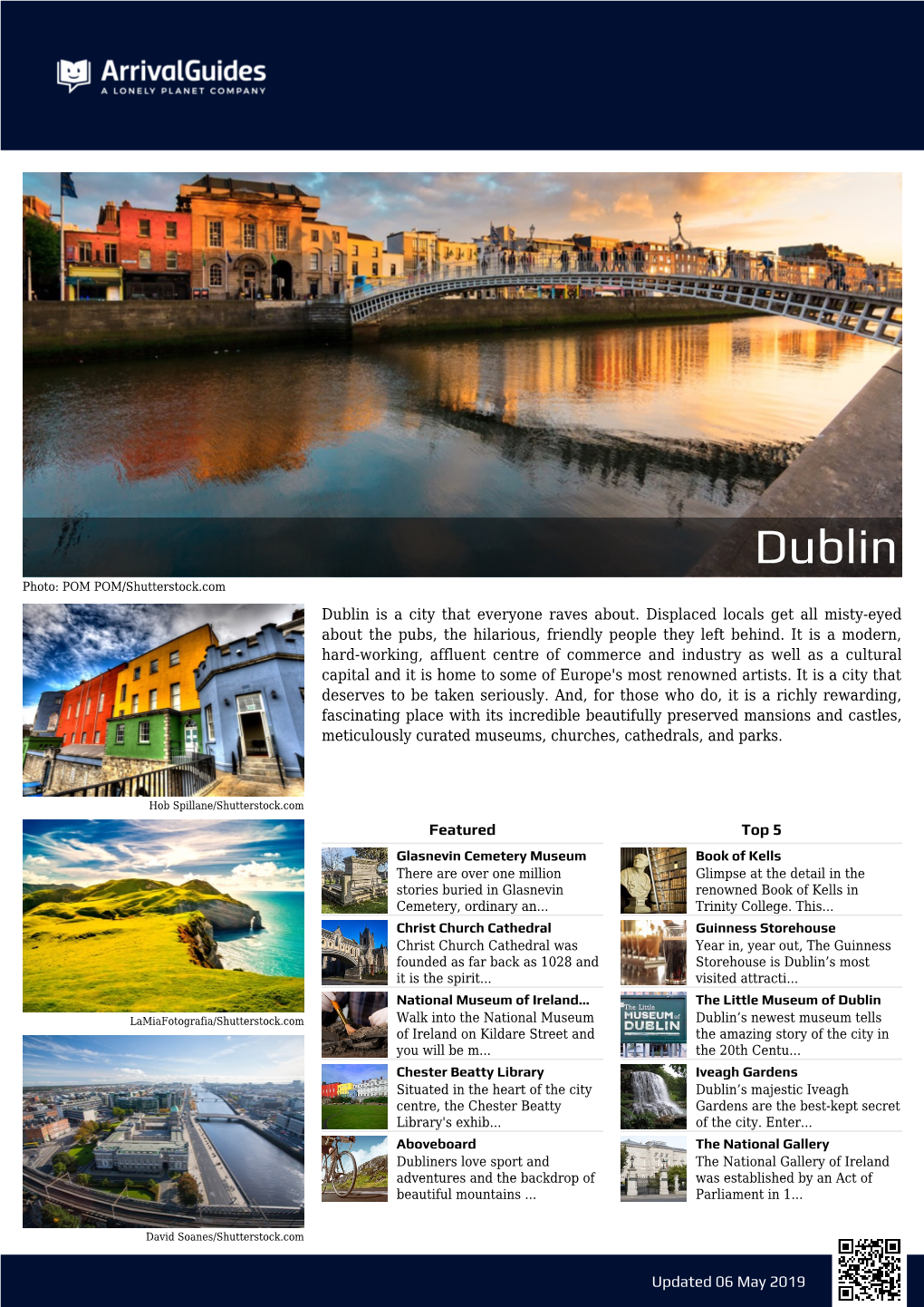 Dublin Photo: POM POM/Shutterstock.Com Dublin Is a City That Everyone Raves About