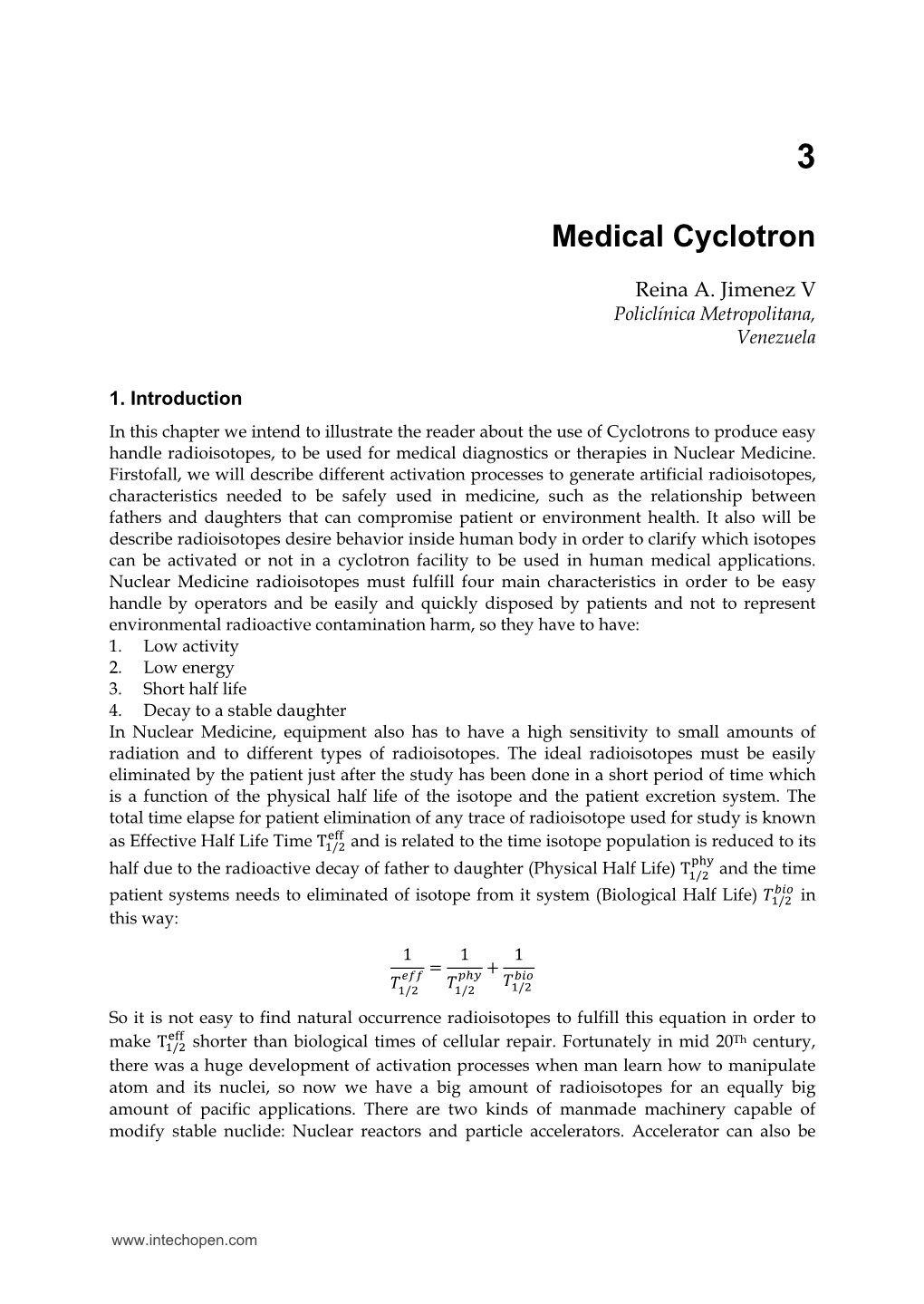 Medical Cyclotron