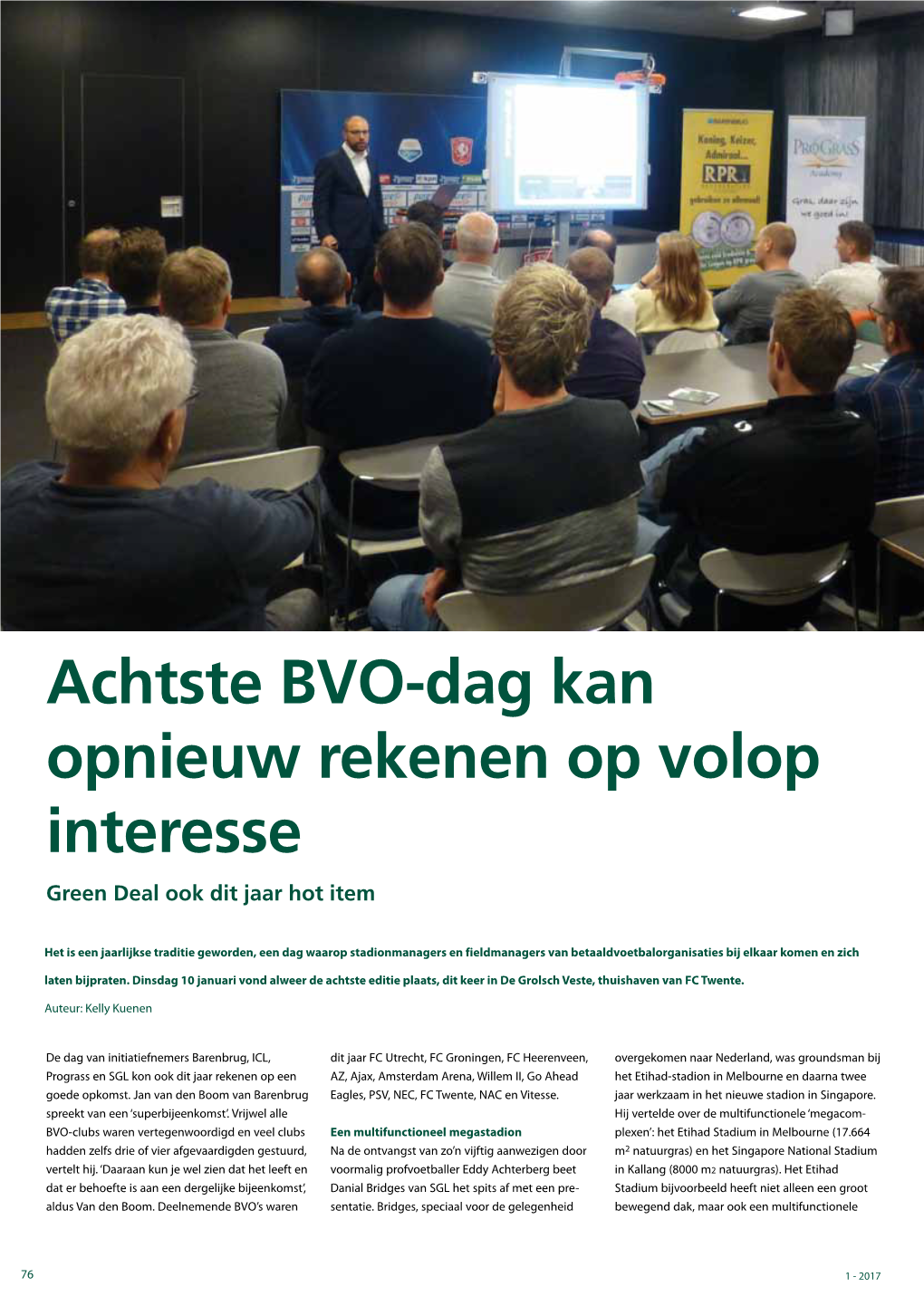 Achtste BVO-Dag Kan Opnieuw Rekenen Op Volop Interesse Green Deal Ook Dit Jaar Hot Item