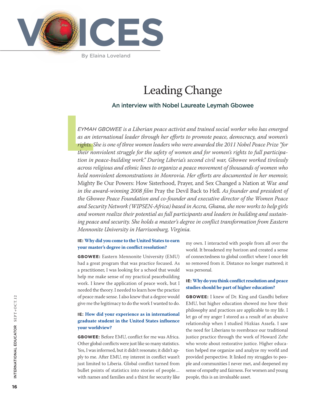 Leading Change Leading Was Personal