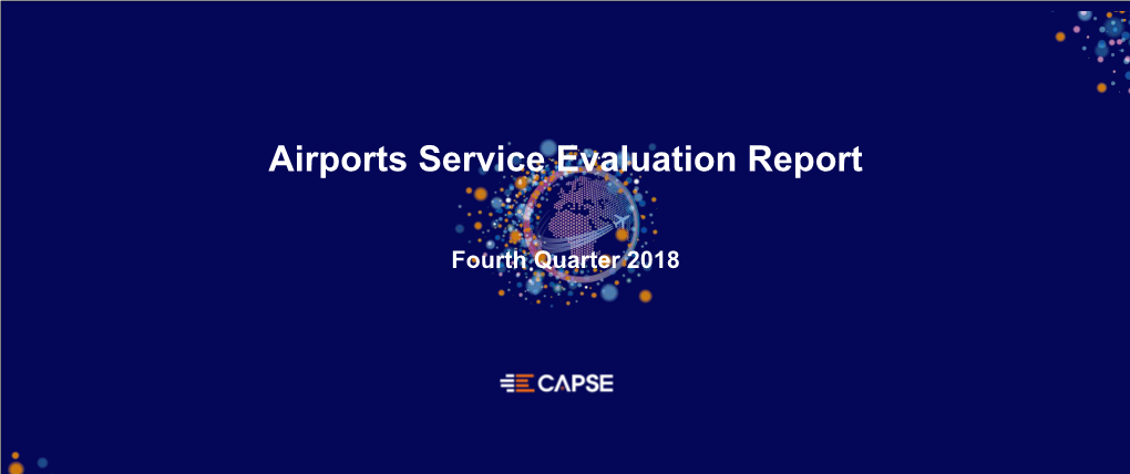 Airports Service Evaluation Report