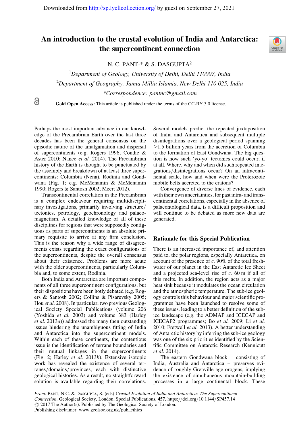 The Supercontinent Connection