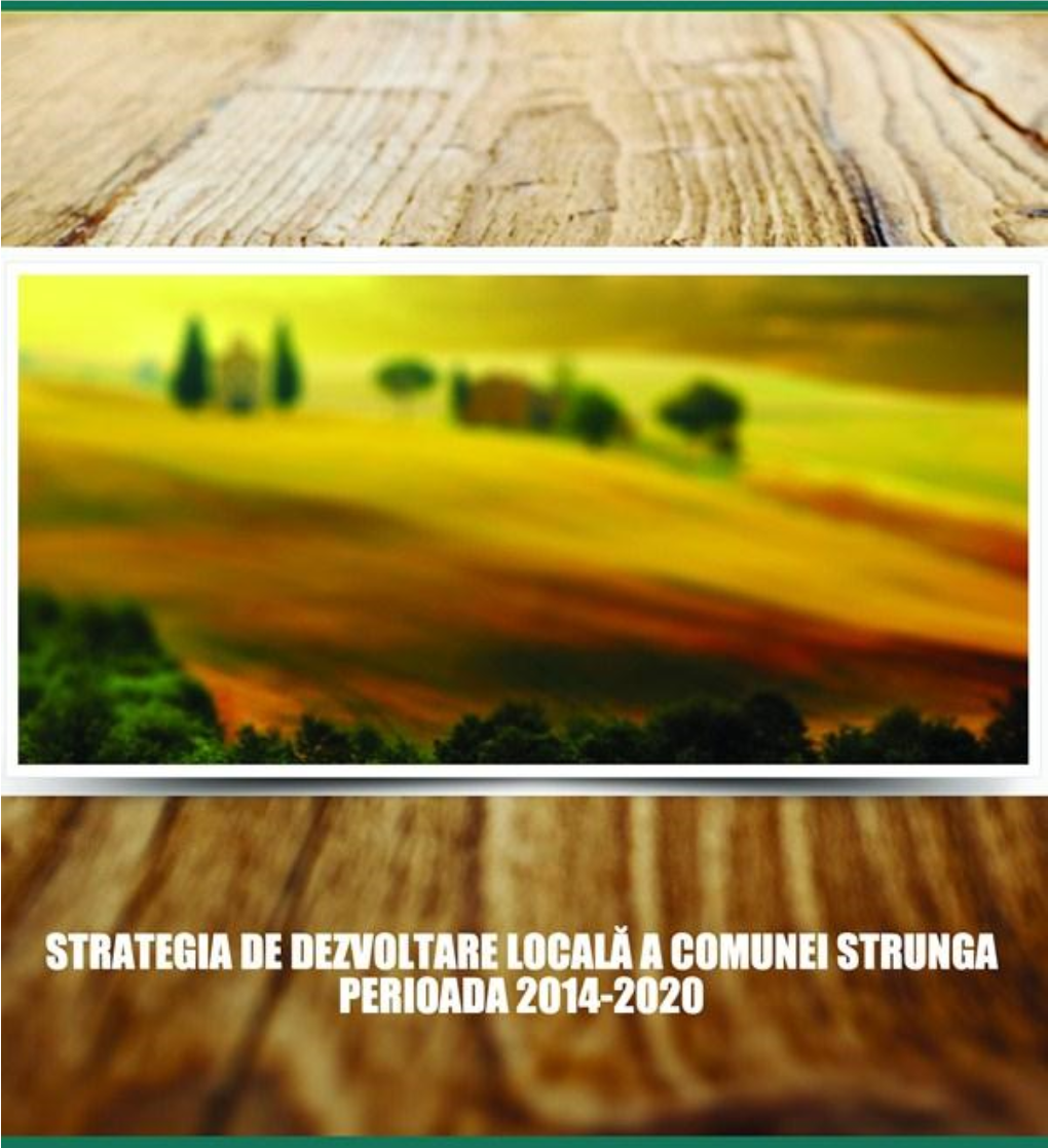 Strategia De Dezvoltare Locală a Comunei Strunga Pentru Perioada 2014-2020