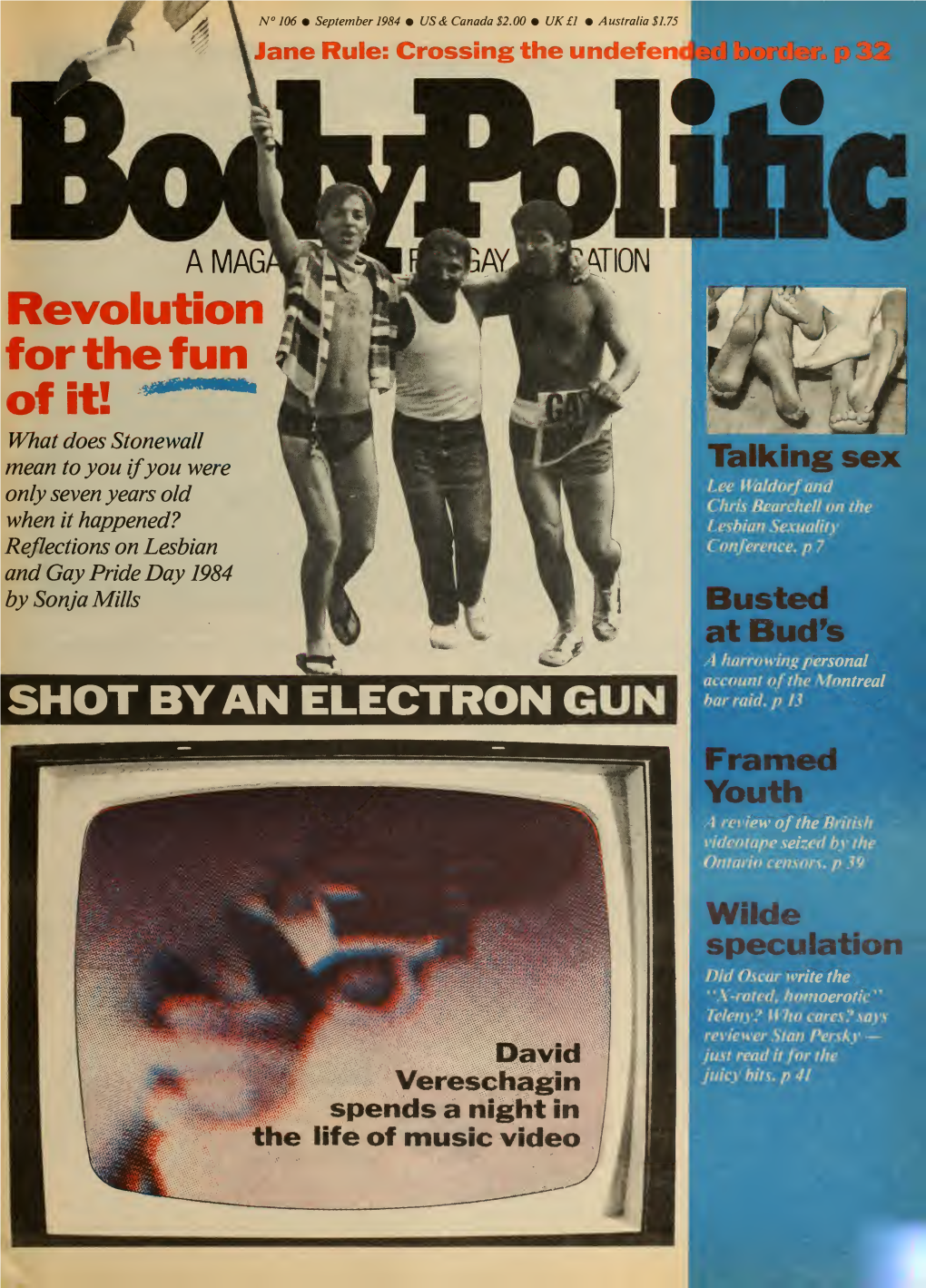 The Body Politic, September 1984