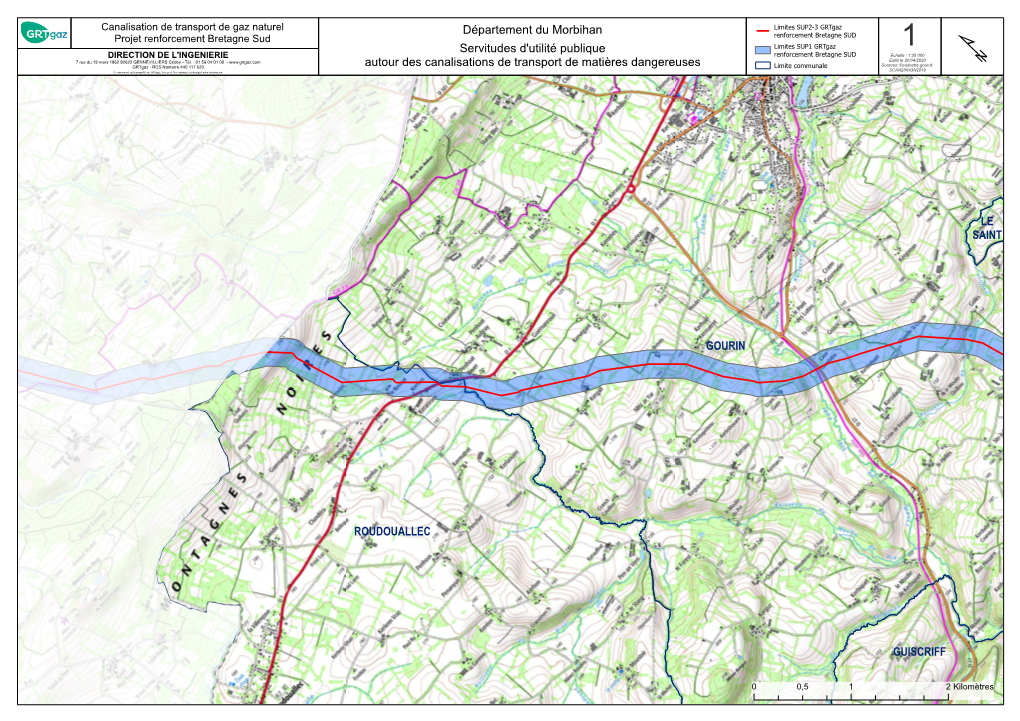 Carte SUP Morbihan