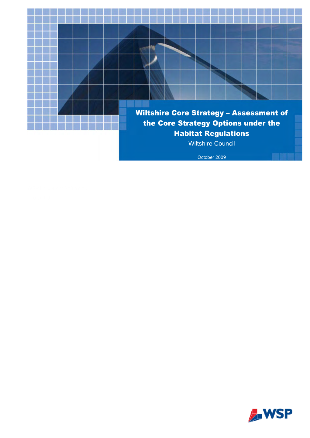 Wiltshire Core Strategy Habitat Regulations