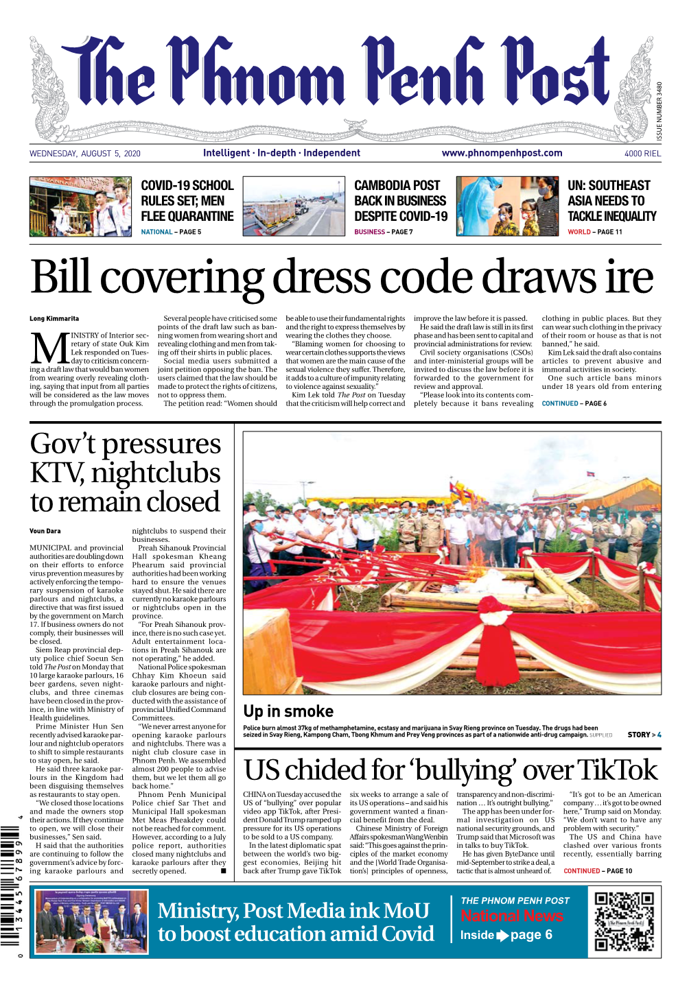 Bill Covering Dress Code Draws Ire