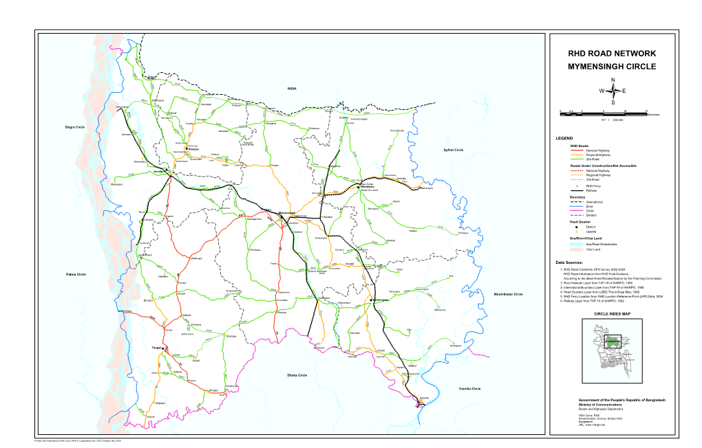 Rhd Road Network Mymensingh Circle