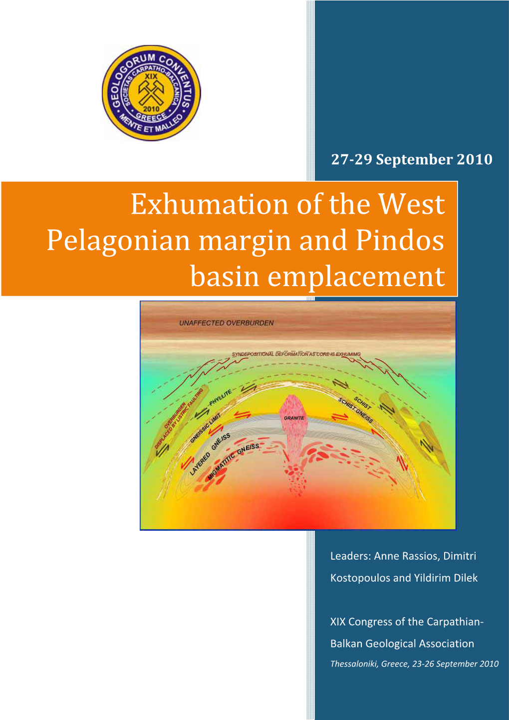 Exhumation of the West Pelagonian Margin and Pindos Basin