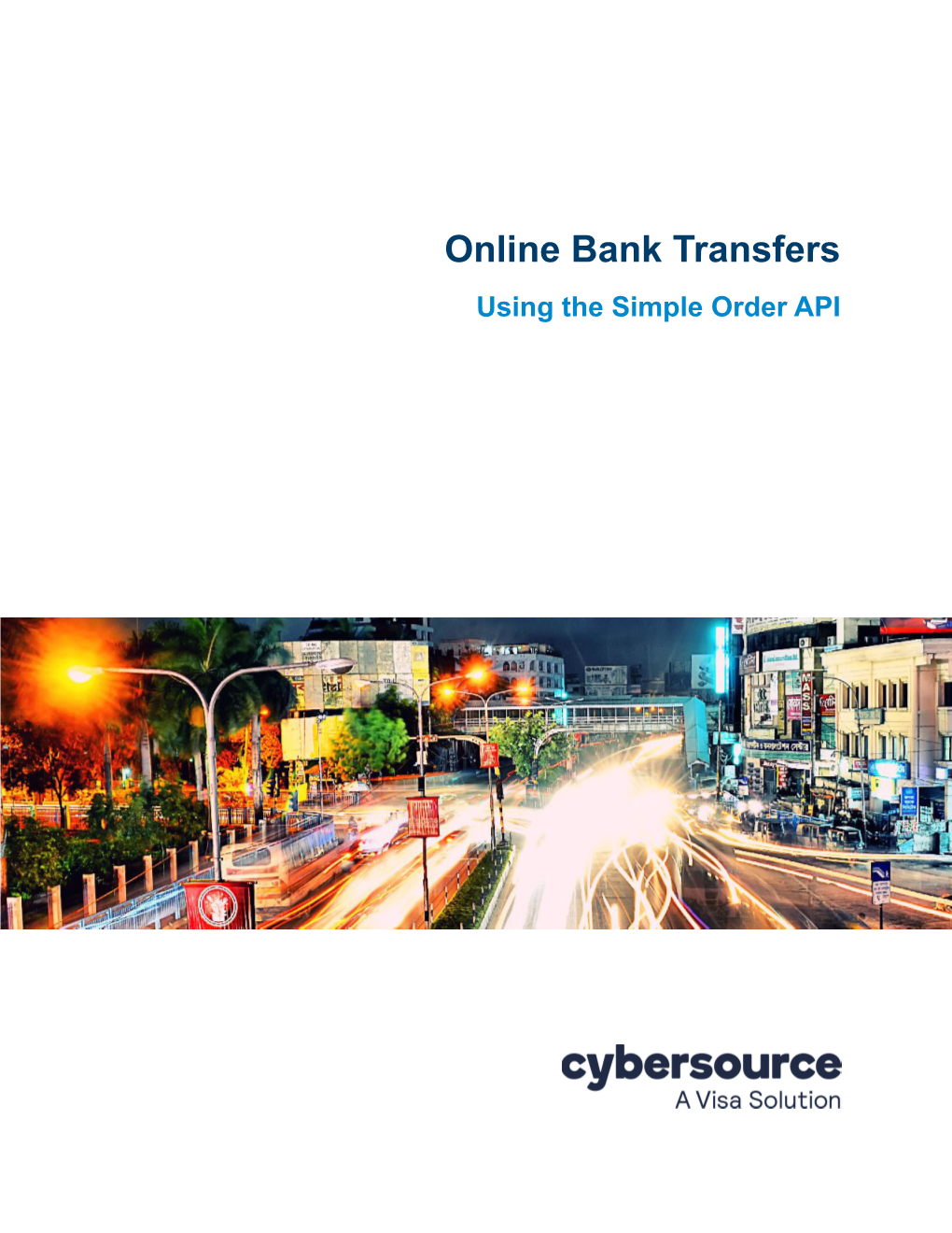 Online Bank Transfers Using the Simple Order